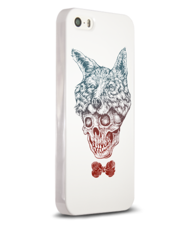 Чехол для iPhone Fox skull