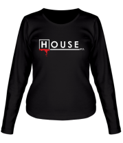 Женская футболка длинный рукав Хаус фото