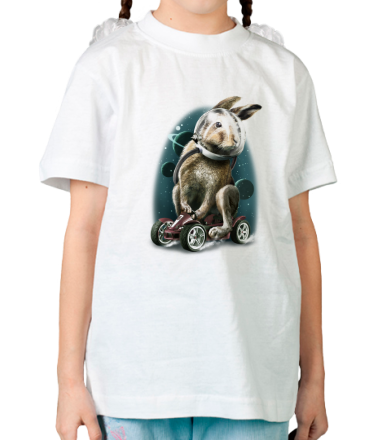 Детская футболка Космический заяц