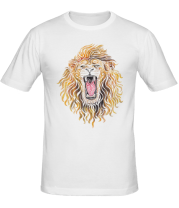 Мужская футболка Swirly Lion фото