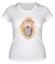 Женская футболка Swirly Lion фото