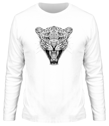 Мужская футболка длинный рукав Leopard
