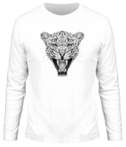 Мужская футболка длинный рукав Leopard фото