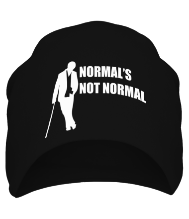 Шапка Normal's not normal