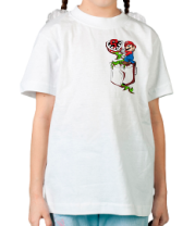 Детская футболка Карманный Марио фото