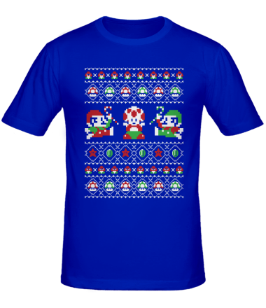 Мужская футболка Рождественские Супер Братья 