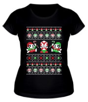 Женская футболка Рождественские Супер Братья  фото