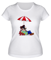 Женская футболка Солнечный Марио фото