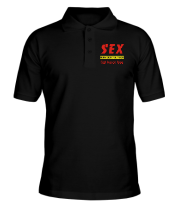 Мужская футболка поло Секс-инструктор фото