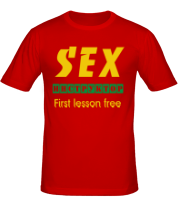 Мужская футболка Секс-инструктор фото