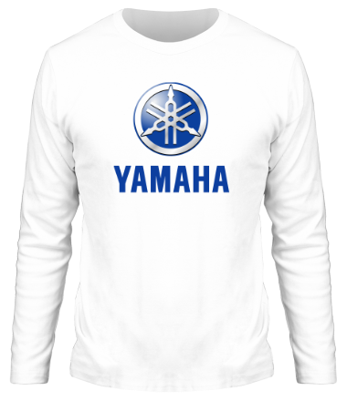 Мужская футболка длинный рукав Yamaha (logo)