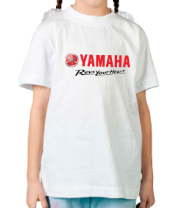 Детская футболка Yamaha. Revs your heart. фото
