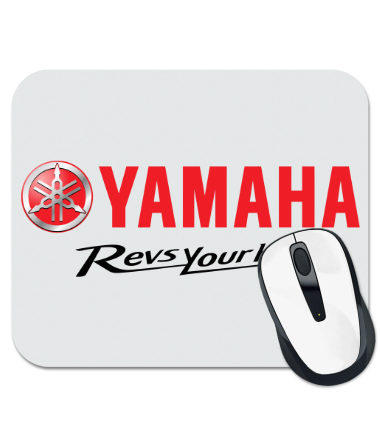 Коврик для мыши Yamaha. Revs your heart.