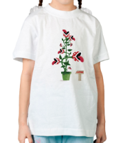 Детская футболка Осторожно, хищные растения! фото