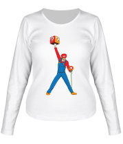 Женская футболка длинный рукав Марио Меркьюри