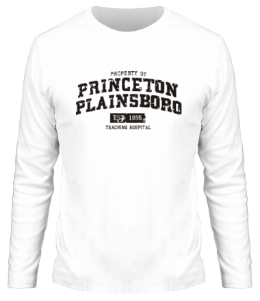 Мужская футболка длинный рукав Princeton Plainsboro