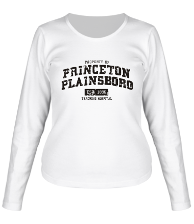 Женская футболка длинный рукав Princeton Plainsboro