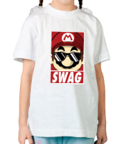 Детская футболка Марио SWAG