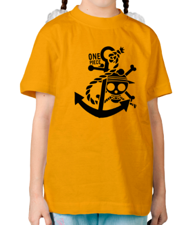 Детская футболка Ван пис якорь (1 color)