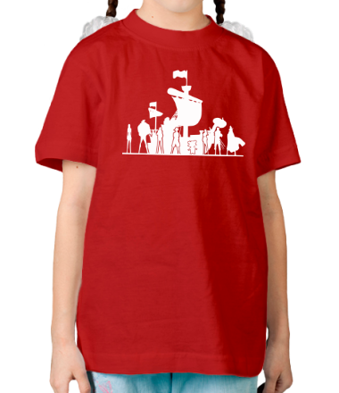 Детская футболка Пираты Соломенной Шляпы
