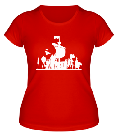 Женская футболка Пираты Соломенной Шляпы