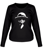 Женская футболка длинный рукав Опасный пират фото