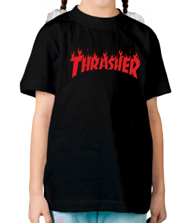 Детская футболка Thrasher fire