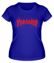Женская футболка Thrasher fire фото