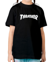 Детская футболка  Thrasher skate life фото
