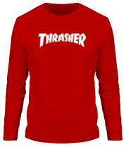 Мужская футболка длинный рукав  Thrasher skate life фото