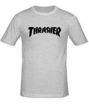 Мужская футболка  Thrasher skate life фото