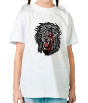 Детская футболка Зомби лев фото