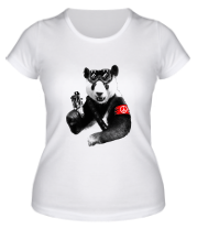 Женская футболка Панда Повстанцев фото