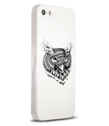 Чехол для iPhone Owl pencil drawing