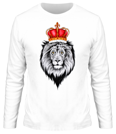 Мужская футболка длинный рукав Lion King