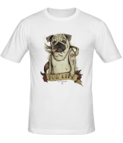 Мужская футболка Pug Life фото