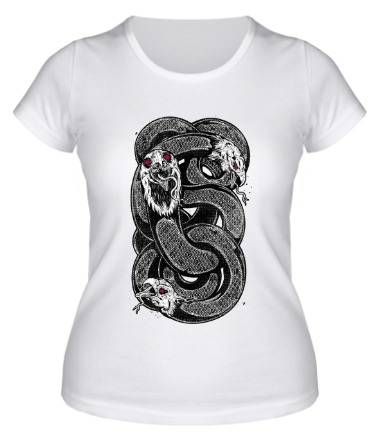 Женская футболка Ястреб-змея