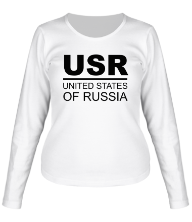 Женская футболка длинный рукав USR (en)