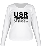 Женская футболка длинный рукав USR (en) фото