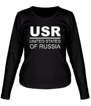 Женская футболка длинный рукав USR (en) фото