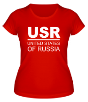 Женская футболка USR (en) фото