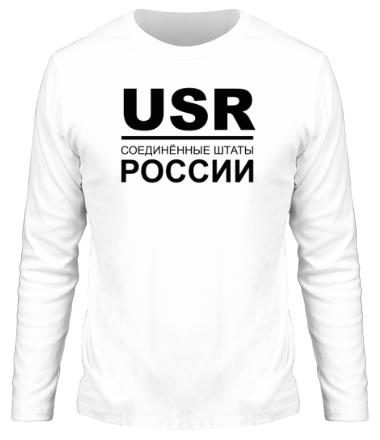 Мужская футболка длинный рукав USR (ru)