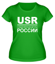 Женская футболка USR (ru) фото