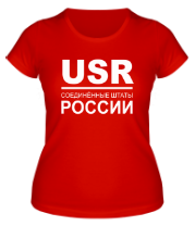 Женская футболка USR (ru) фото