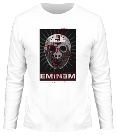 Мужская футболка длинный рукав Eminem Mask