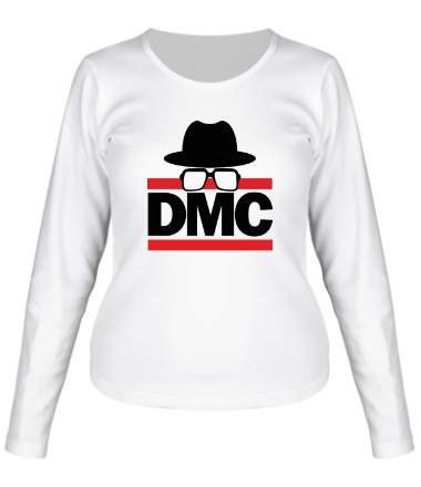 Женская футболка длинный рукав RUN-DMC