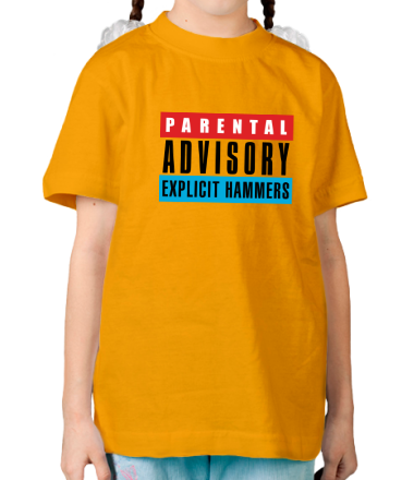 Детская футболка Parental Advisory