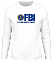 Мужская футболка длинный рукав FBI Female Body Inspector фото