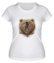 Женская футболка Pixel Bear фото
