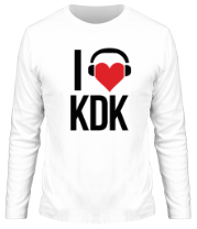 Мужская футболка длинный рукав Love KDK фото